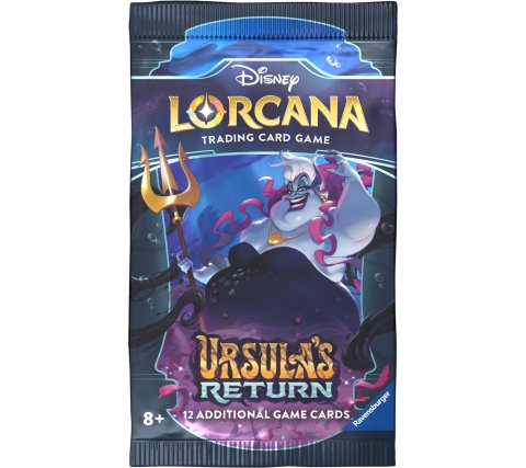 Disney Lorcana Trading Card Game Set 4 - Ursula's Return - Booster Pack