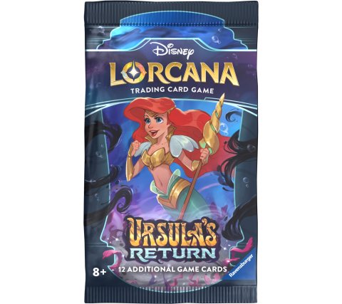 Disney Lorcana Trading Card Game Set 4 - Ursula's Return - Booster Pack - Loaded Dice