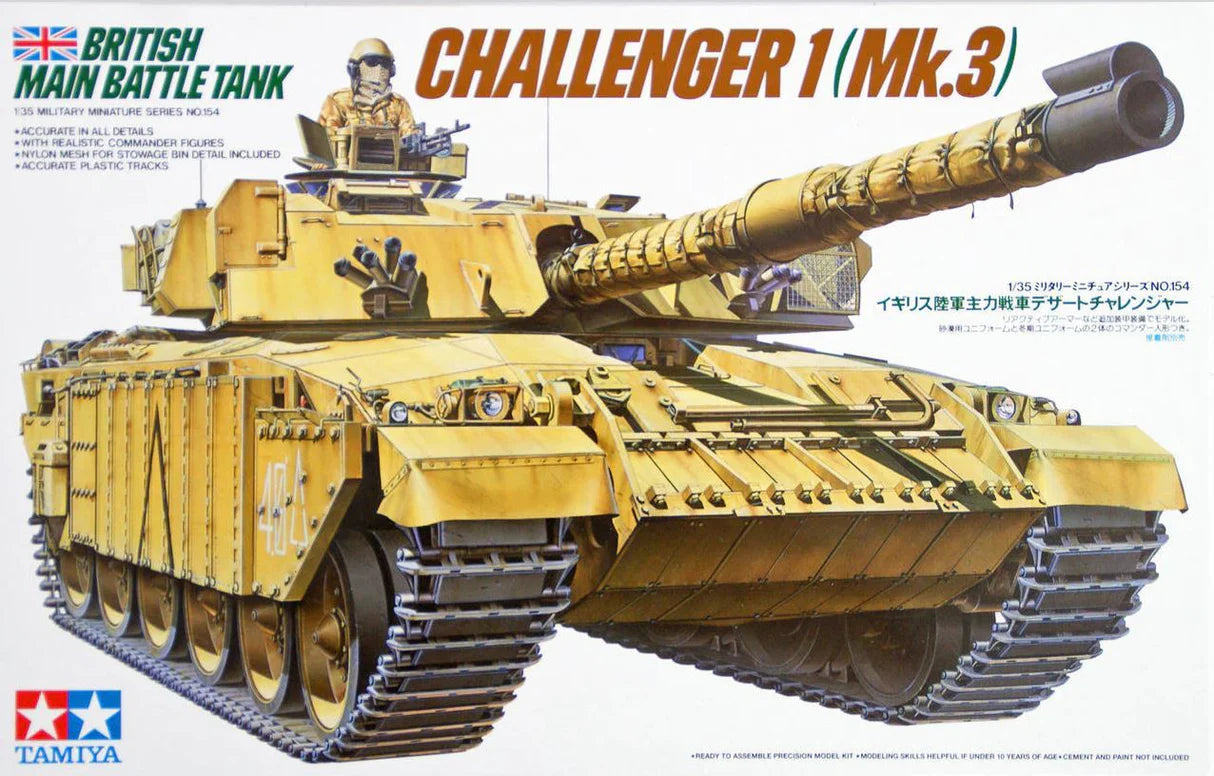 Tamiya 1:35 British Challenger 1 Mk.3 - 35154 - Loaded Dice