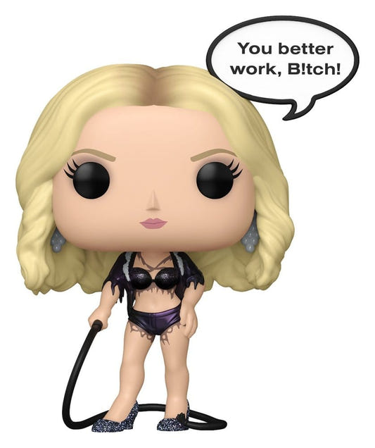 Britney Spears Funko Pop! vinyl figure with microphone cable and You Better Work speech bubble
