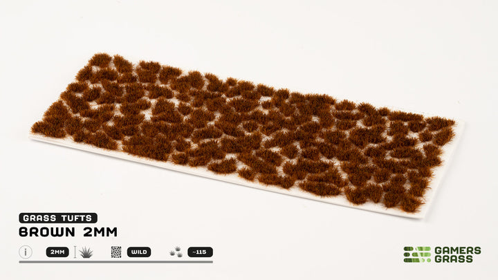 Gamers Grass Brown 2mm - Loaded Dice