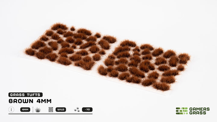 Gamers Grass Brown 4mm (Wild) - Loaded Dice