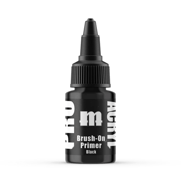 Brush-On Black - 22ml miniature painting brush