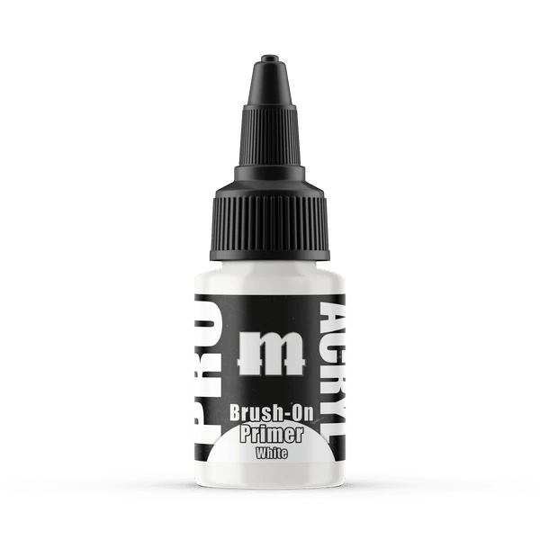 Brush-On White - 22ml miniature painting brush