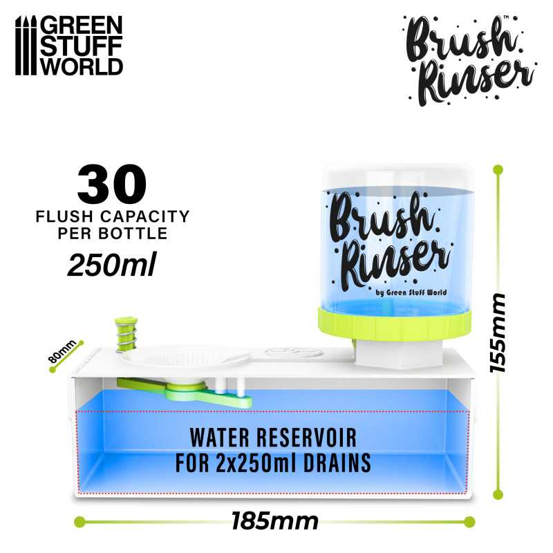 Green Stuff World Brush Rinser 250ml - Loaded Dice Barry Vale of Glamorgan CF64 3HD