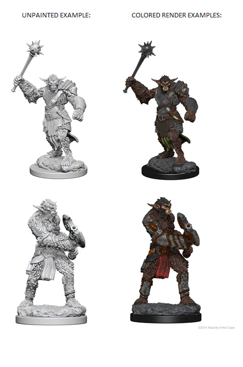 Bugbears (PACK OF 2): D&D Nolzur's Marvelous Unpainted Miniatures (W1) 100D&D - Loaded Dice Barry Vale of Glamorgan CF64 3HD