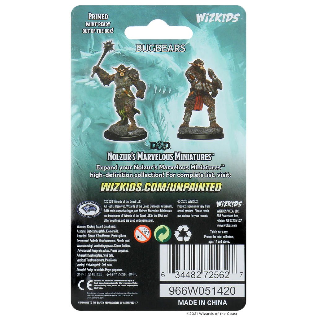 Bugbears: D&D Nolzur's Marvelous Unpainted Miniatures (W1) 100D&D - Loaded Dice
