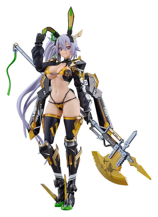 Max Factory figma Silva Barrelline from Bunny Suit Planning holding her Photon C halberd