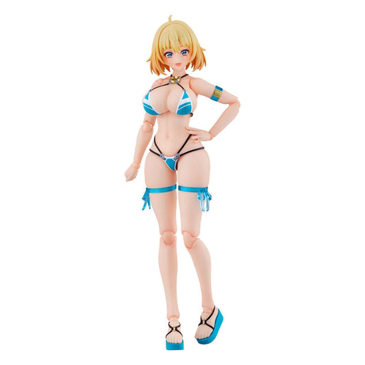 Max Factory figma Sophia F. Shirring Swimsuit Ver. from Bunny Suit Planning, hand on hip