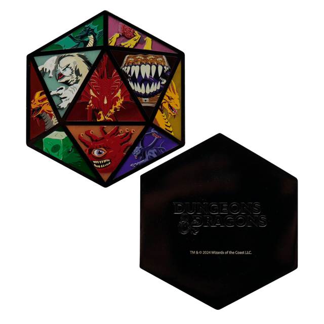 Dungeons & Dragons - D20 Medallion - Loaded Dice