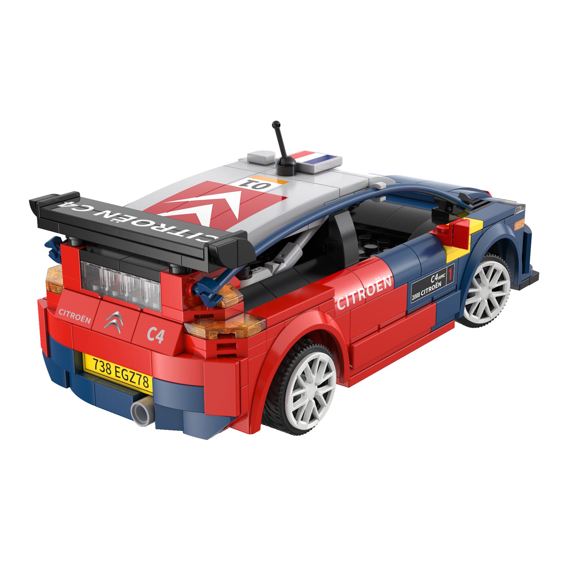 CaDA 1:20 2008 Citroën C4 WRC - 329 pcs - C51078W