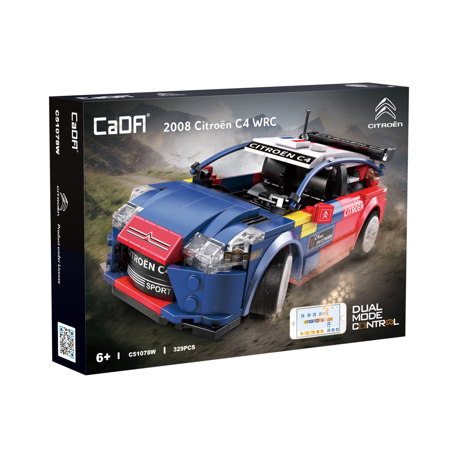 CaDA 1:20 2008 Citroën C4 WRC - 329 pcs - C51078W