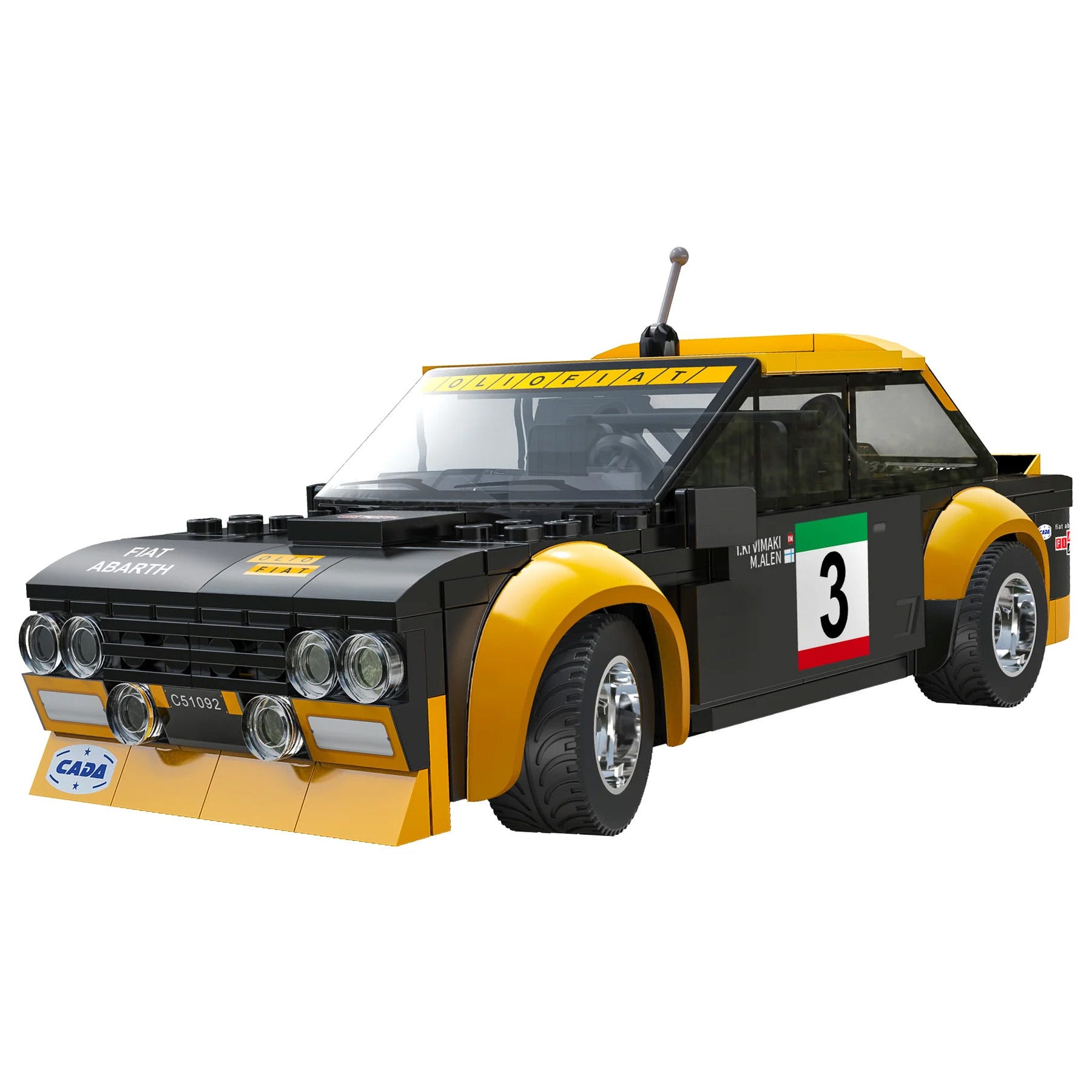 CaDA 1:20 Fiat Abarth 131 - 216 pcs - C51092W