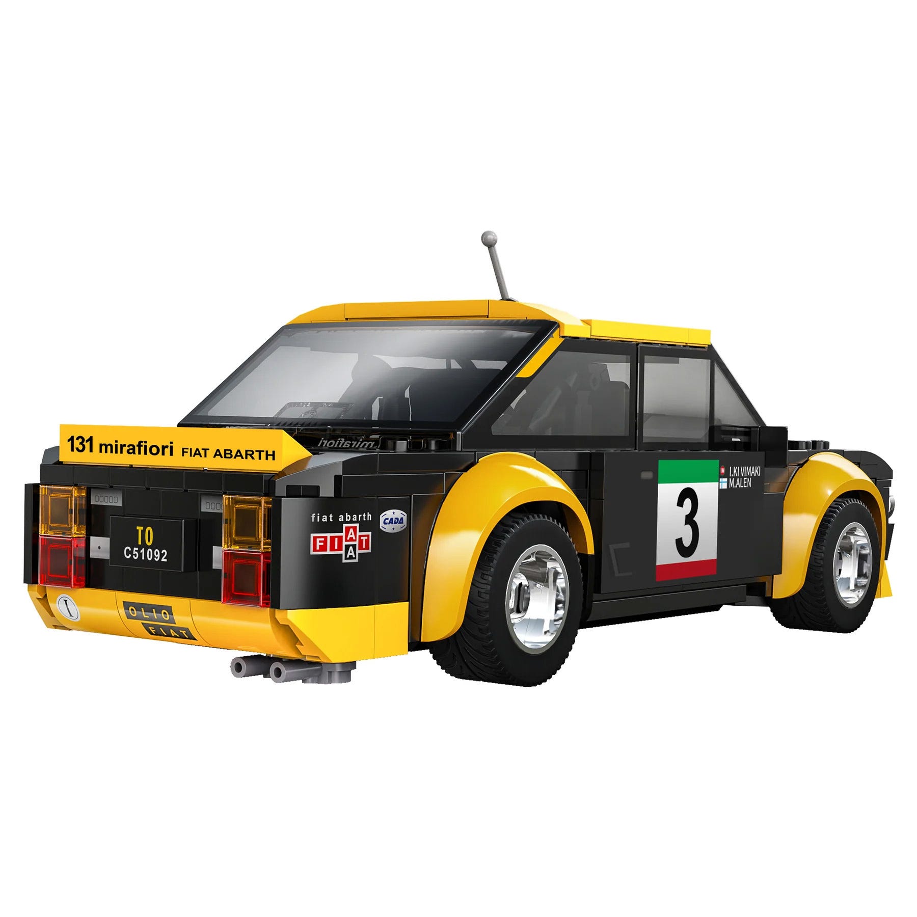 CaDA 1:20 Fiat Abarth 131 - 216 pcs - C51092W