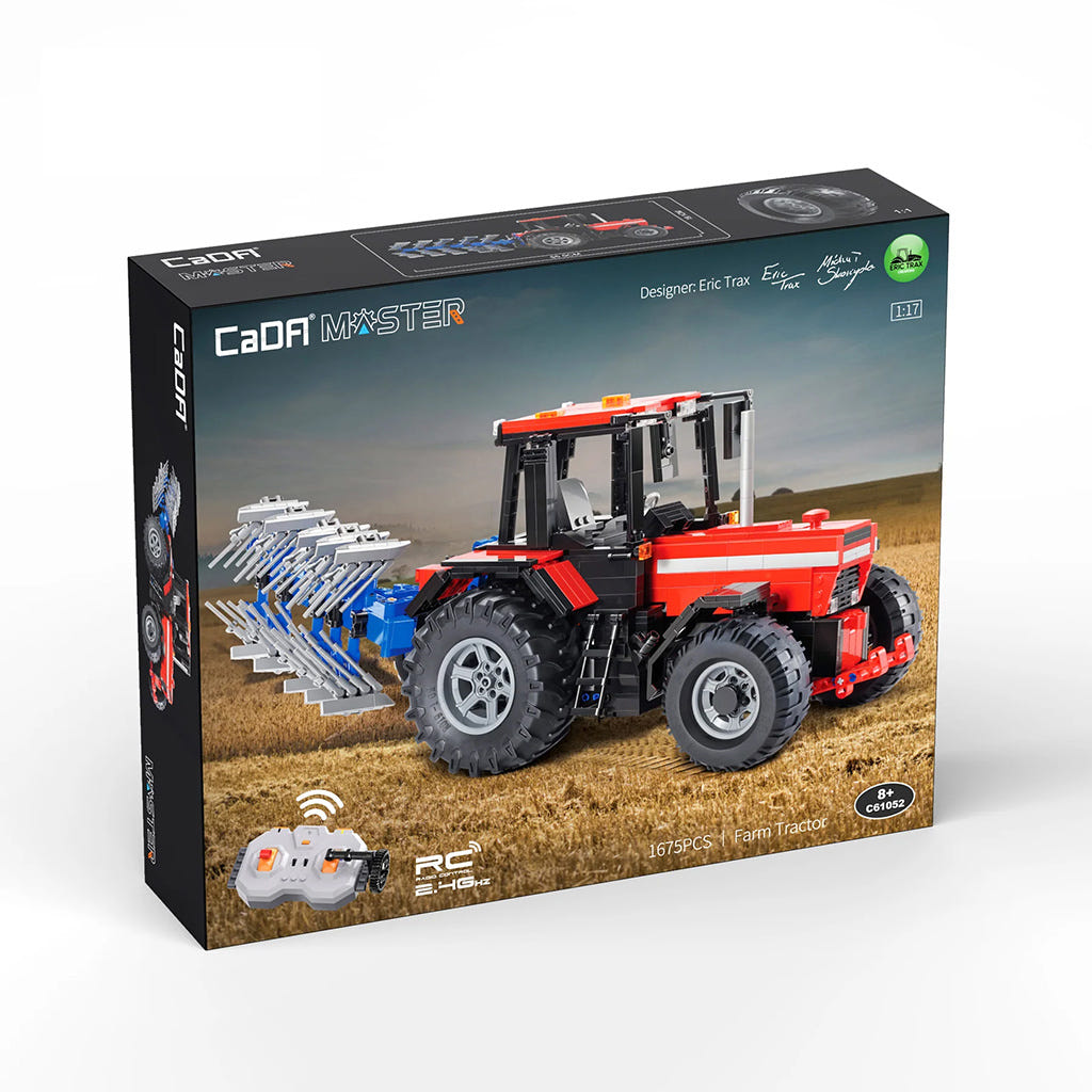 CaDA 1:17 Multi-Function Farm Tractor - 1675 pcs - C61052W