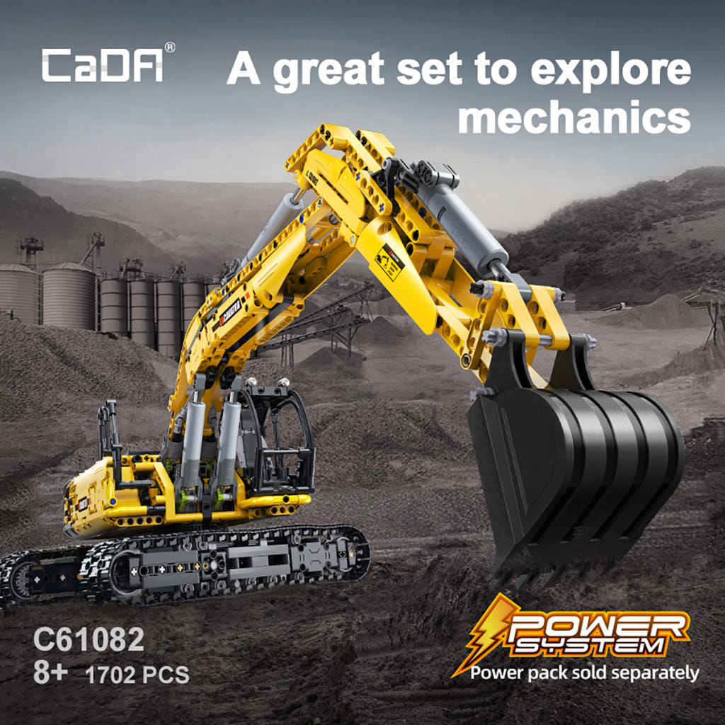 CaDA Functional Excavator - 1702 pcs - C61082W