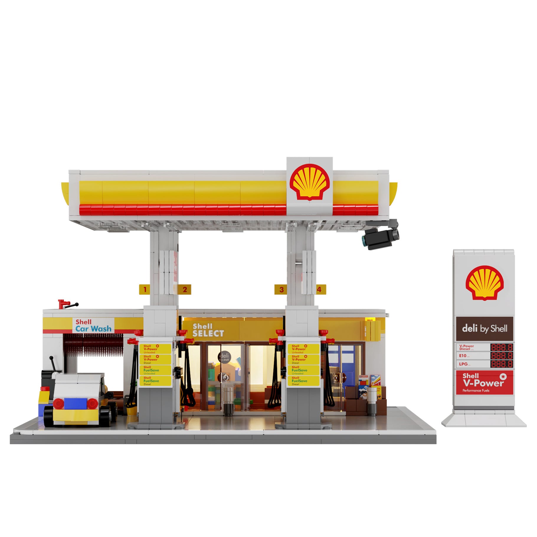 CaDA Shell Retail Station - 1309 pcs - C66026W