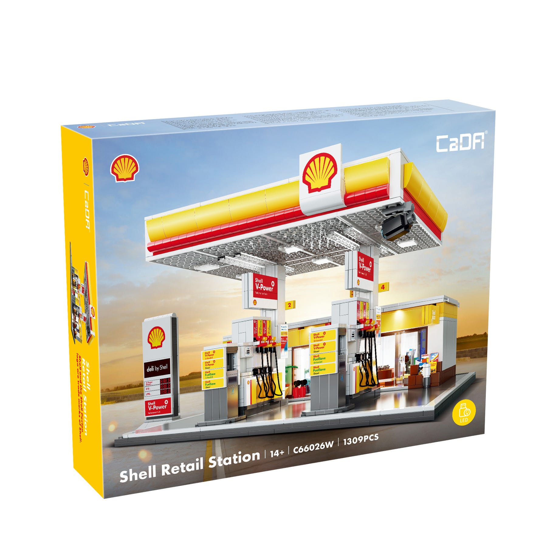 CaDA Shell Retail Station - 1309 pcs - C66026W