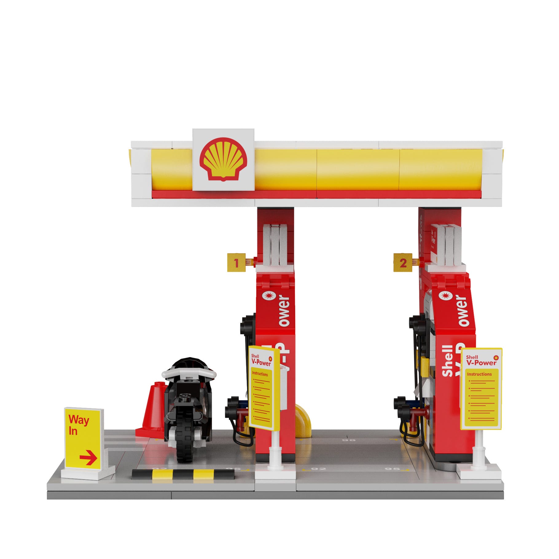 CaDA Shell Retail Station - 305 pcs - C66028W