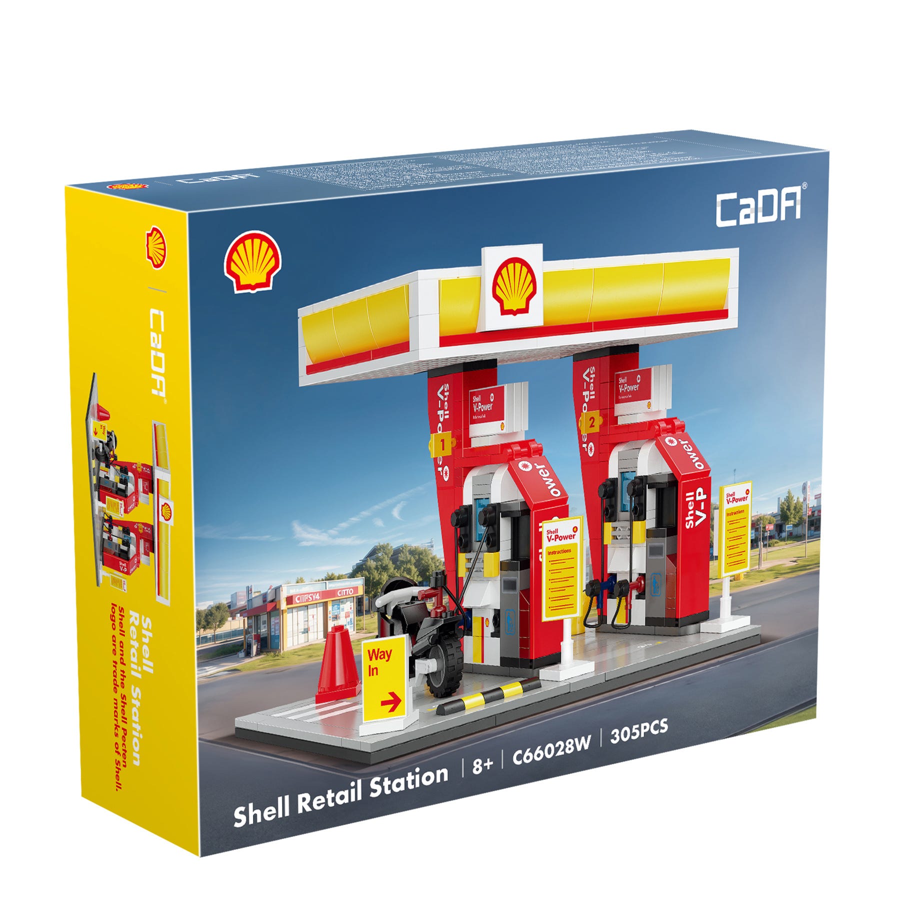 CaDA Shell Retail Station - 305 pcs - C66028W