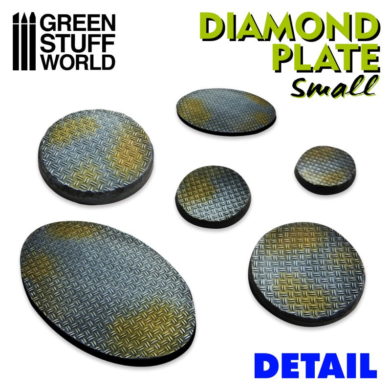 Green Stuff World Rolling Pin Diamond Plate - Small - Loaded Dice