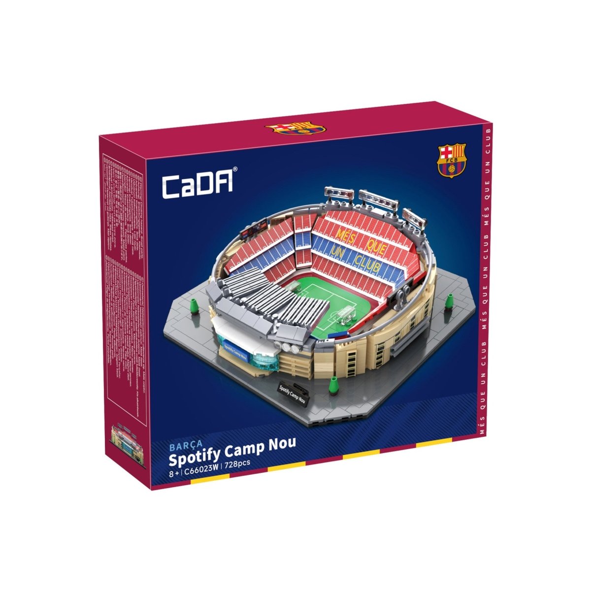 CaDA FC Barcelona Spotify Camp Nou stadium brick kit, box front