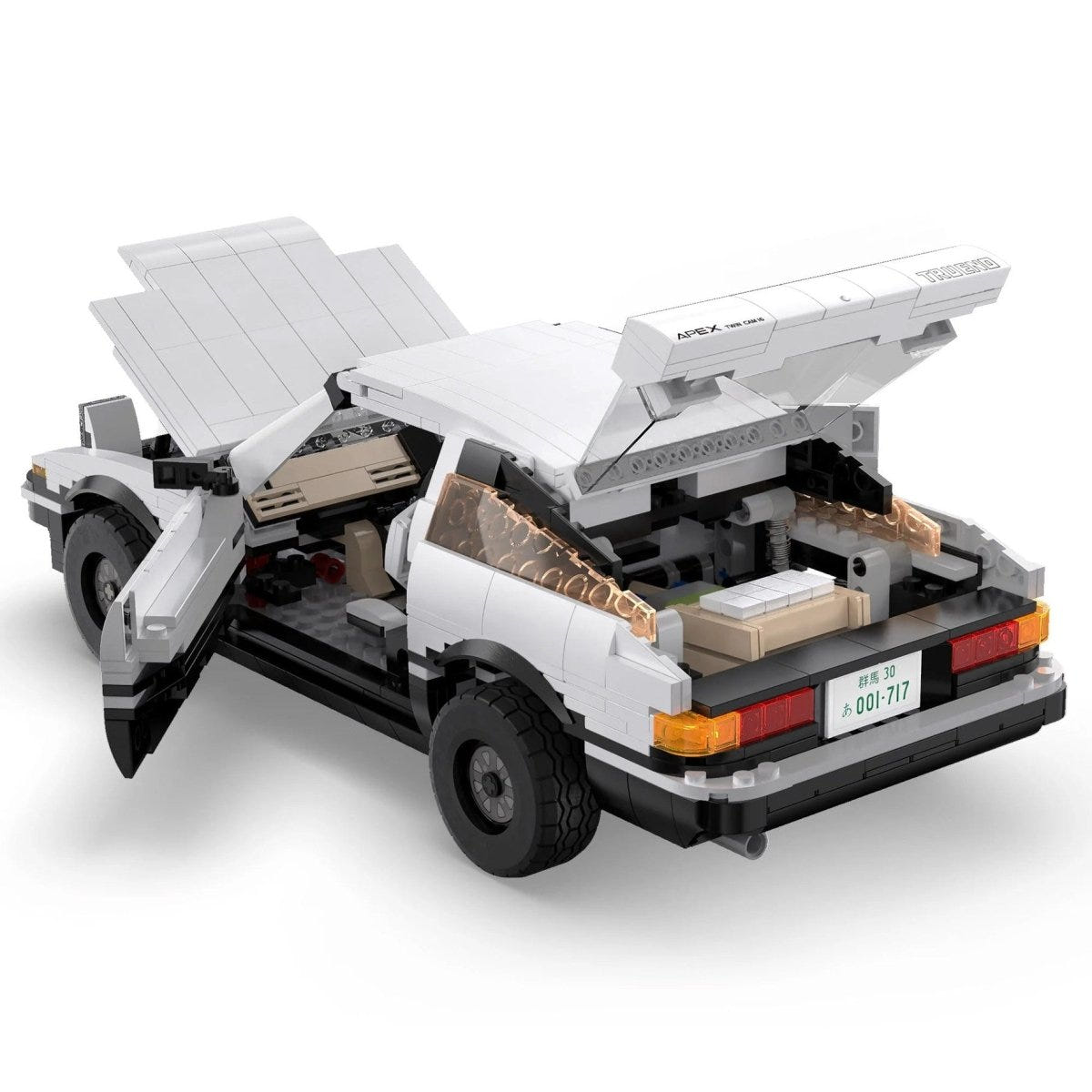 CaDA Initial D 1:12 Toyota Trueno AE86 - 1324 pcs - C61024W