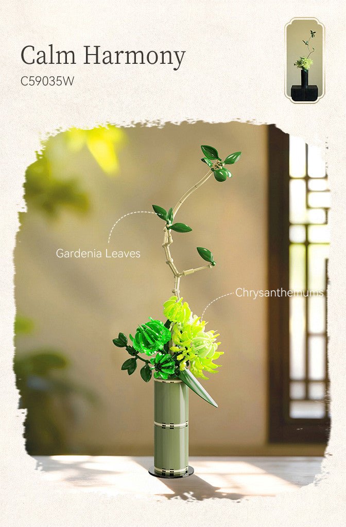 CaDA Oriental Floral Art: Calm Harmony - 299 pcs – image 2