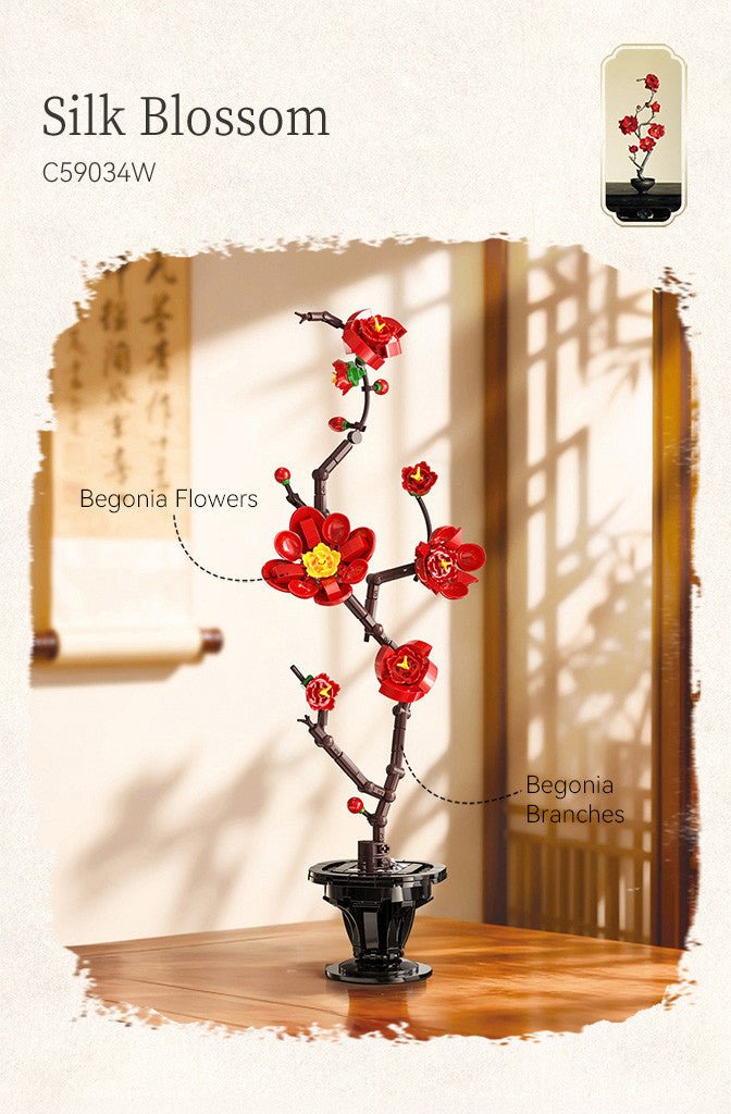 CaDA Oriental Floral Art: Silk Blossom - 305 pcs – image 2