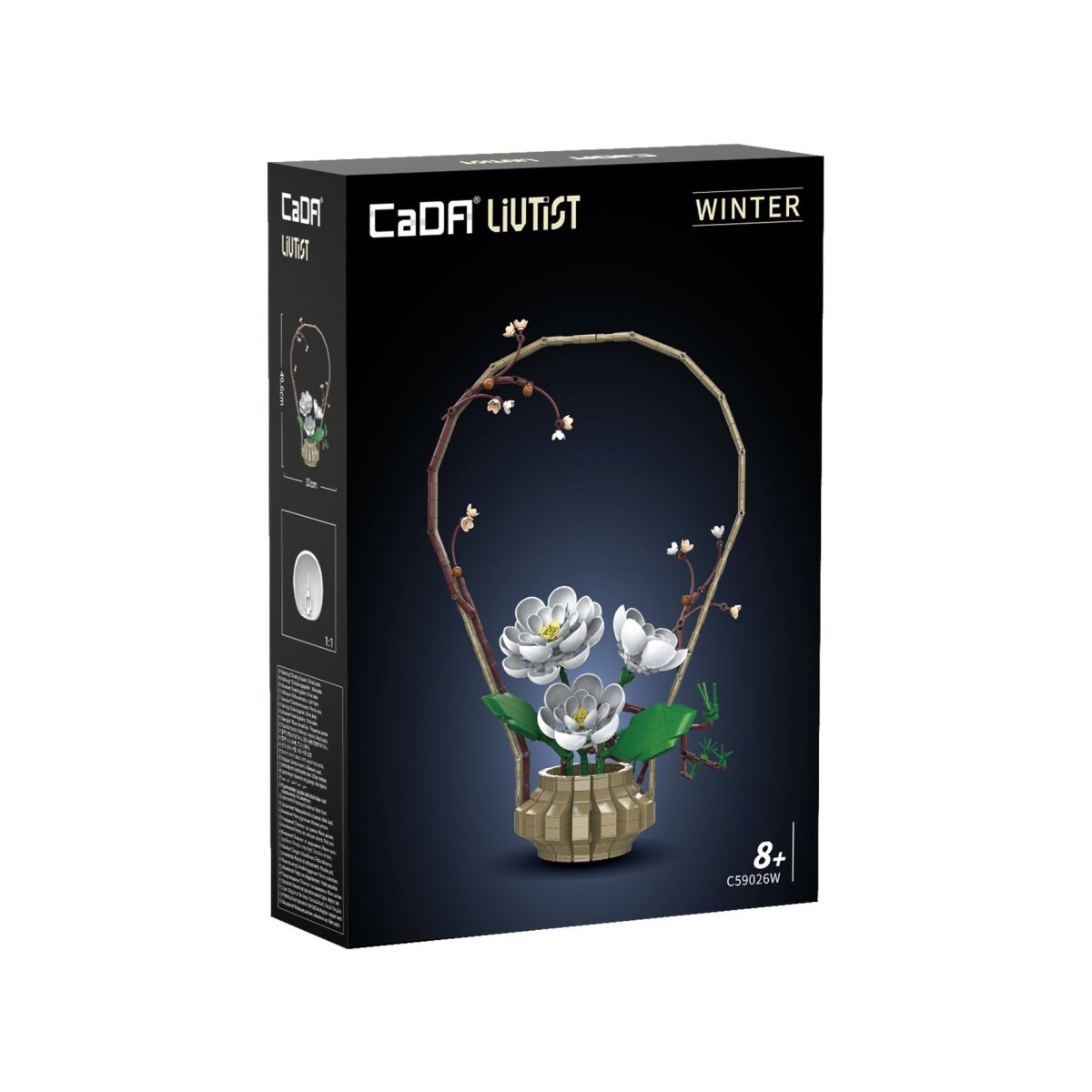 Oriental Floral Art: Winter - 990 pcs - Loaded Dice