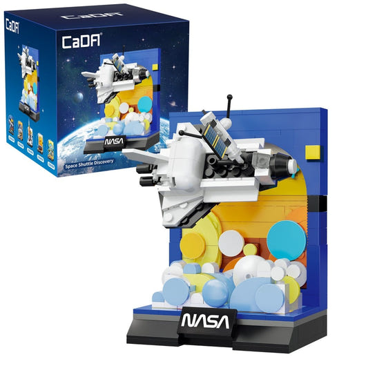 CaDA Space Shuttle Discovery brick construction model kit