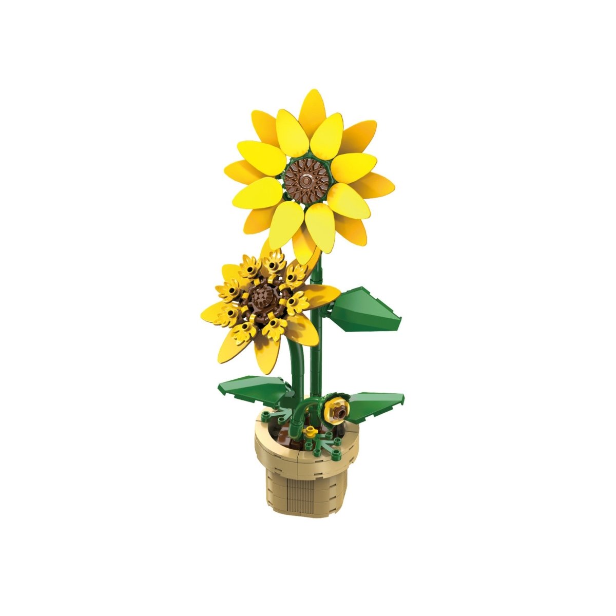 Sunflower Building Block Planter - 187 pcs - Loaded Dice