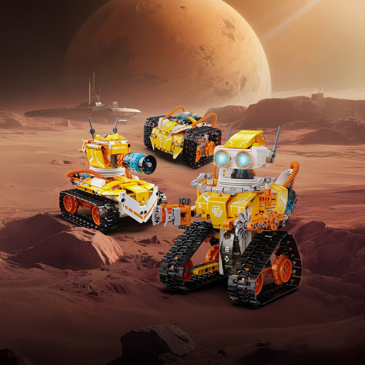 W·BOT Code Robot 3-In-1 - 455 pcs - Loaded Dice