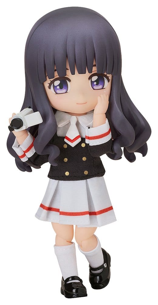 Tomoyo Daidouji Nendoroid Doll by Good Smile Company in Tomoeda uniform with video camera