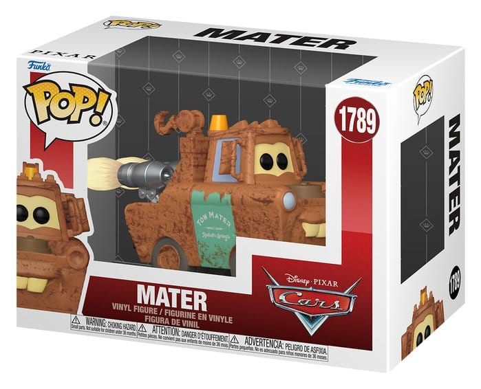 Disney Pixar Cars Funko Pop! Mater 1789 with jet pack vinyl figure in its window box