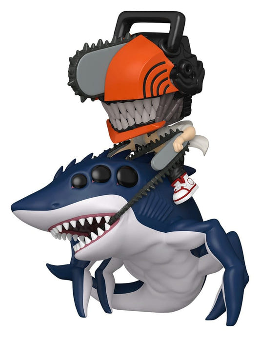 Funko Chainsaw Man POP! Rides Deluxe Chainsaw Man riding the shark devil Beam