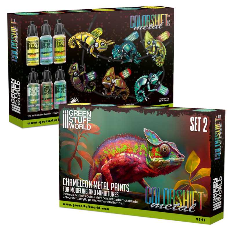 Green Stuff World Chameleon Acrylic Paint Set 2 - Loaded Dice