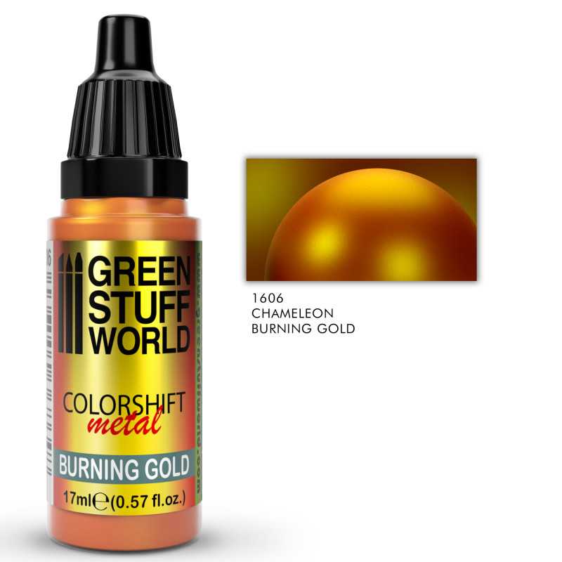 Green Stuff World - Chameleon Paint BURNING GOLD - Loaded Dice