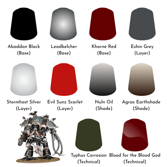 Chaos Knights: Starter Paint Bundle - Loaded Dice