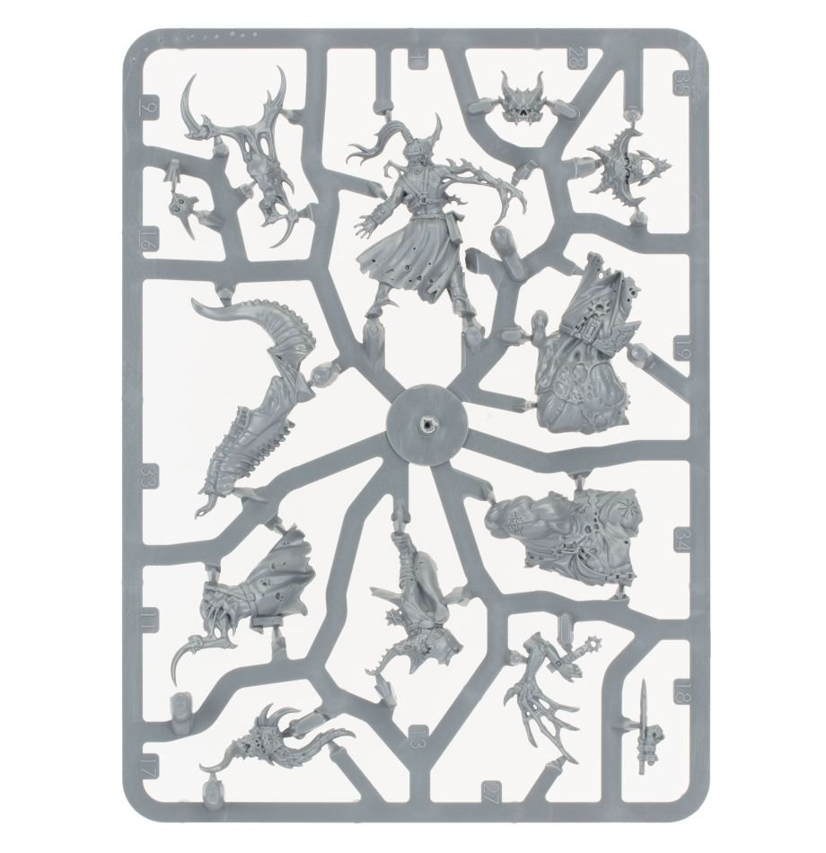 Chaos Space Marines: Accursed Cultists sprue contents - Loaded Dice
