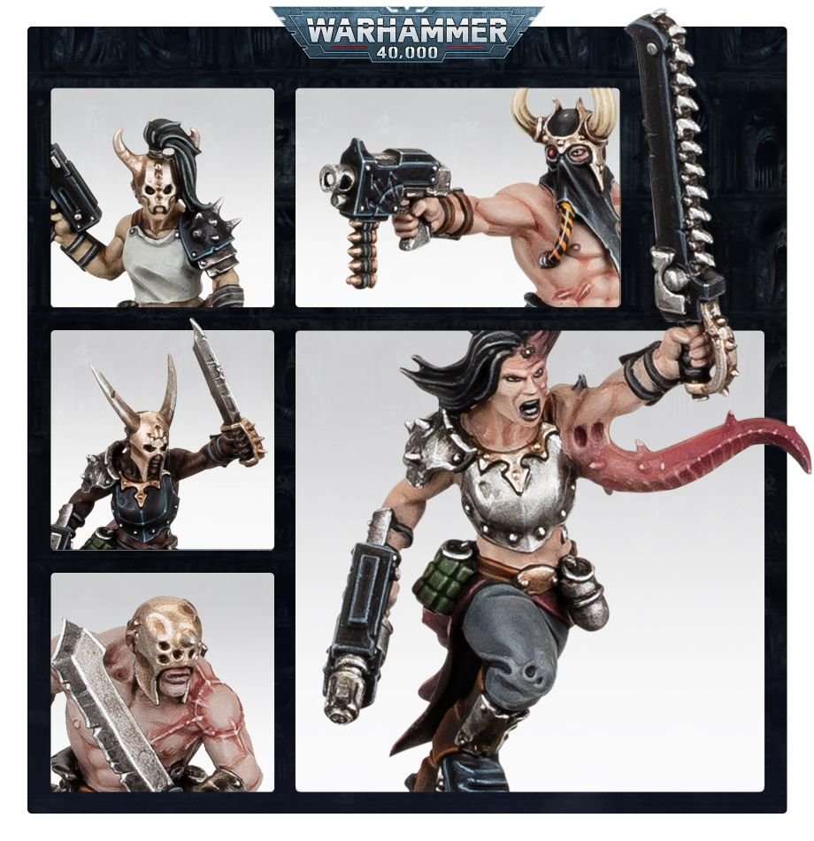 Chaos Space Marines: Chaos Cultists model detail - Loaded Dice
