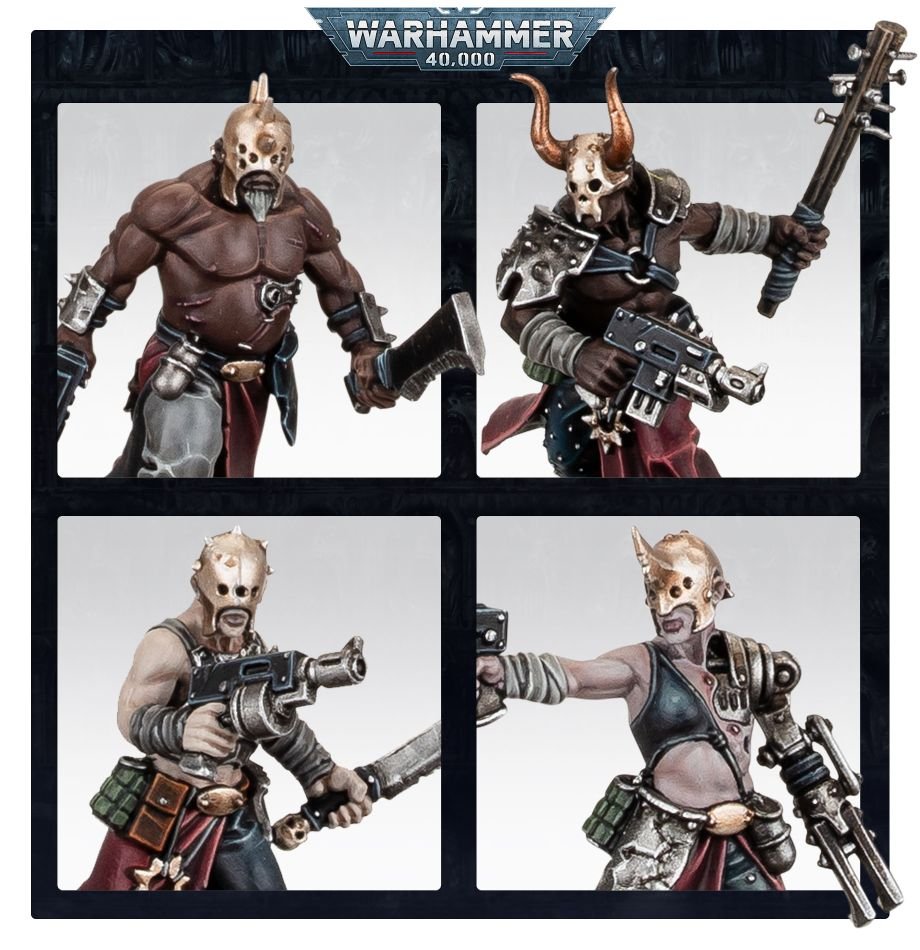 Chaos Space Marines: Chaos Cultists model detail - Loaded Dice