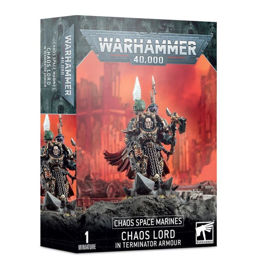 Chaos Space Marines: Chaos Lord in Terminator Armour - Loaded Dice