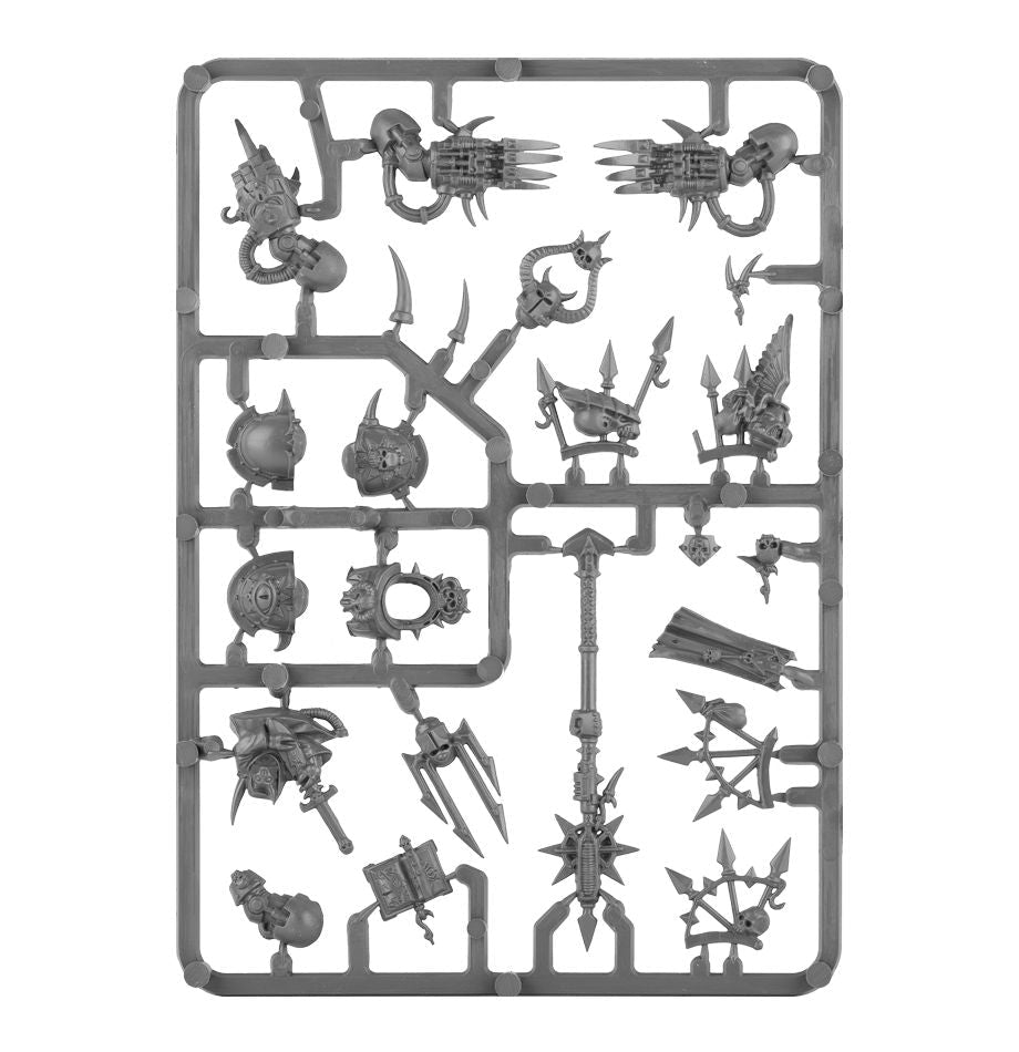 Chaos Space Marines: Chaos Lord in Terminator Armour sprue contents - Loaded Dice