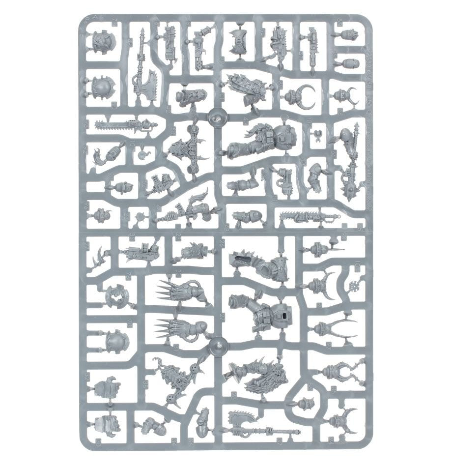 Chaos Space Marines: Chosen sprue contents - Loaded Dice