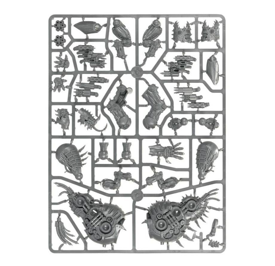 Chaos Space Marines: Forgefiend sprue contents - Loaded Dice