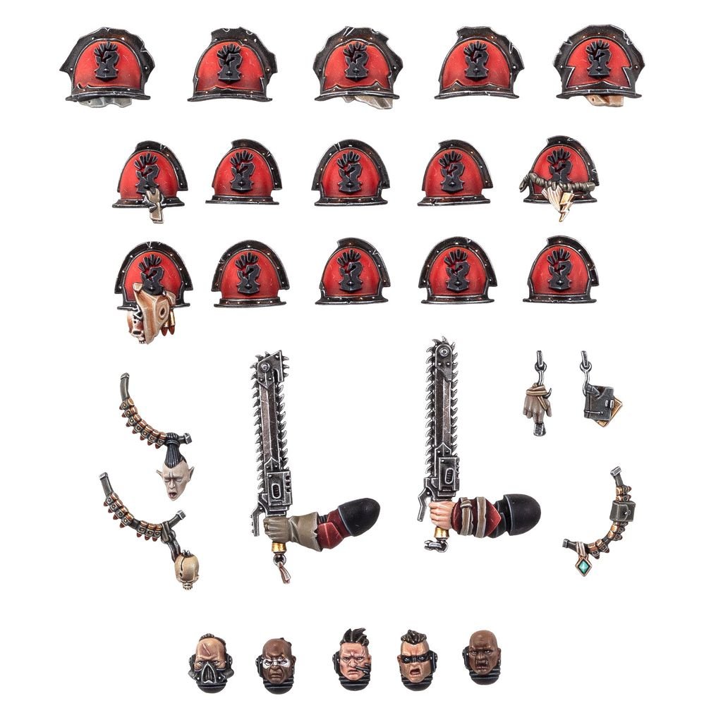 Chaos Space Marines: Red Corsairs Upgrades & Transfers - Loaded Dice