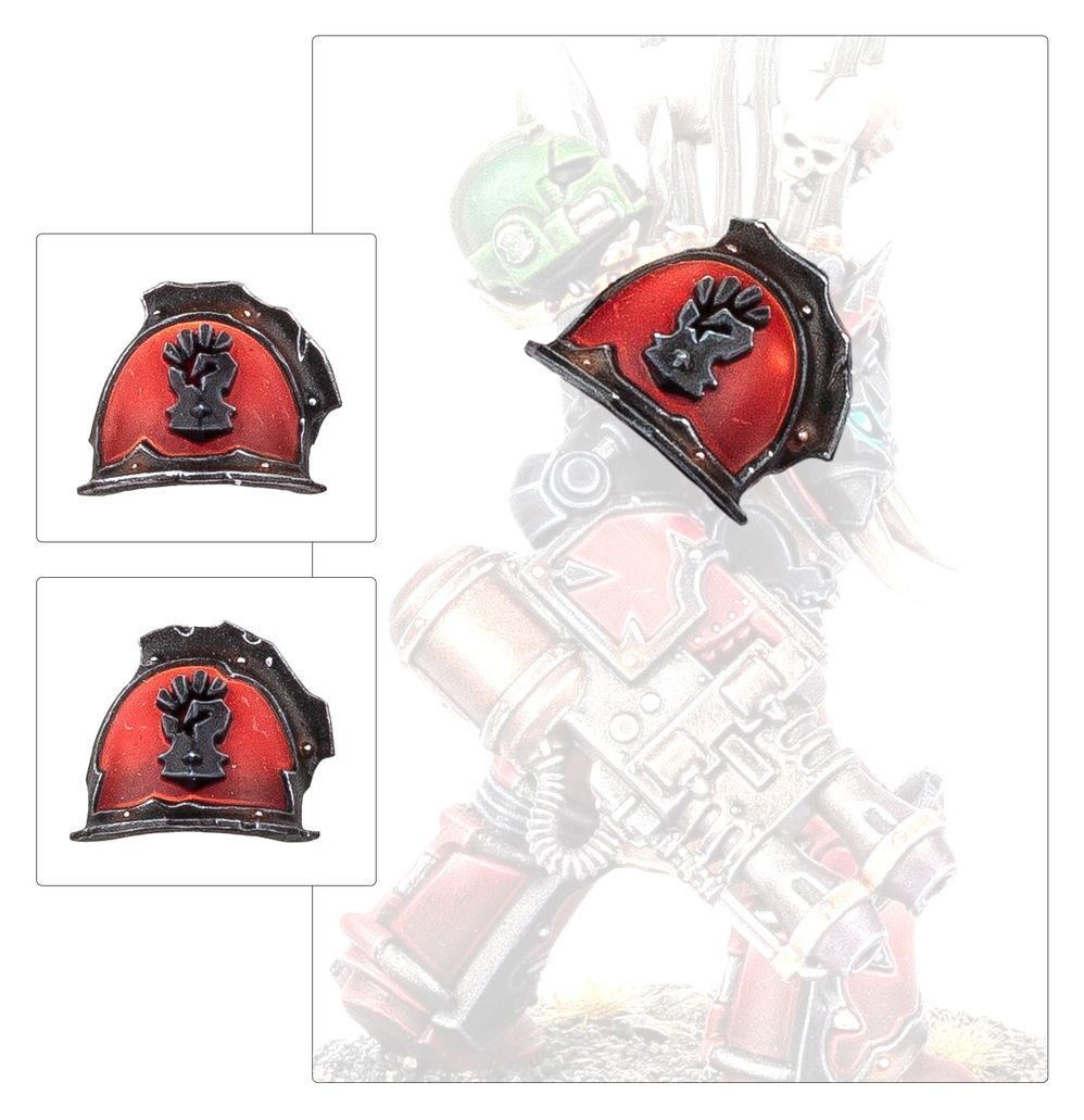 Chaos Space Marines: Red Corsairs Upgrades & Transfers - Loaded Dice
