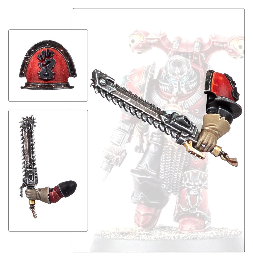 Chaos Space Marines: Red Corsairs Upgrades & Transfers - Loaded Dice