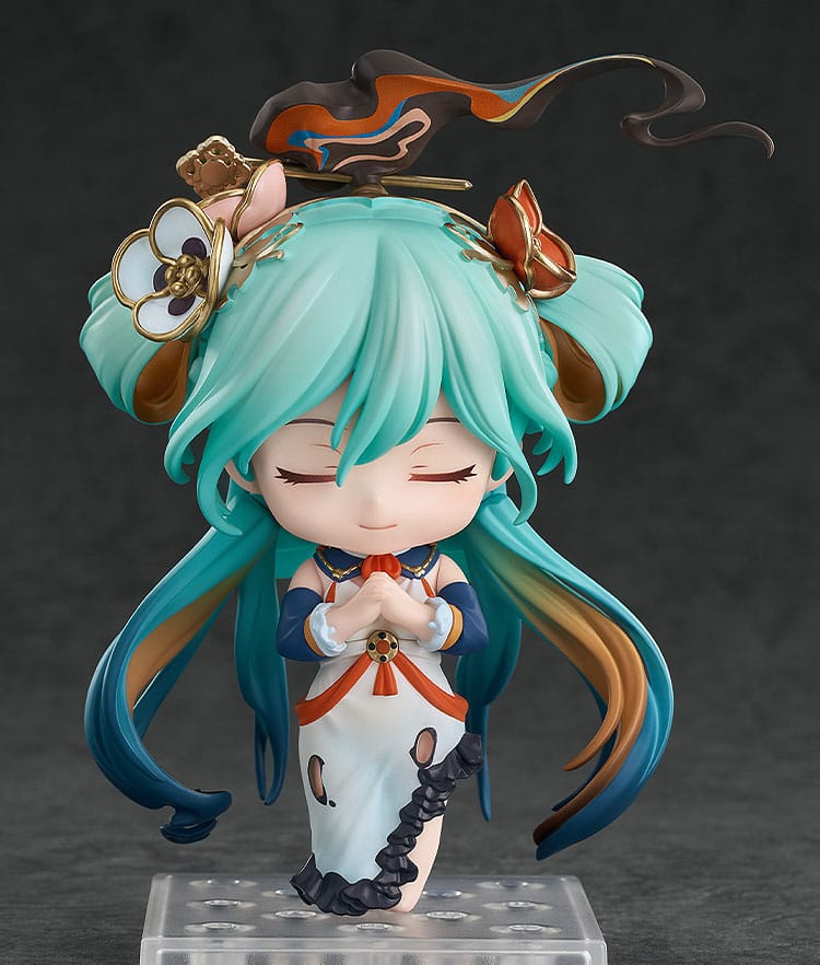 Hatsune Miku Shimian Maifu Nendoroid with praying faceplate and hands together